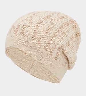 Anekke Beige Contemporary Knit Kalap | WFJY01925