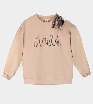 Anekke Beige Cut-out Pulóverek | NAUK82649