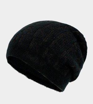Anekke Black Contemporary Knit Kalap | FTVO14730