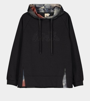 Anekke Black Hoodie Pulóverek | BPAD98753
