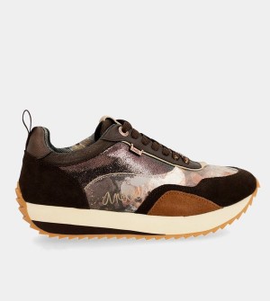 Anekke Brown Palette Patterned Sports Cipő | LNSI98475