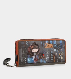 Anekke Contemporary Large Embossed Rfid Pénztárca | SMAV57860