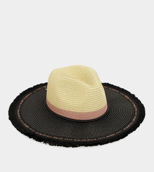Anekke Contrast Raffia Kalap | QACI91273