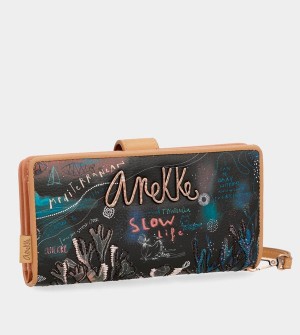 Anekke Coral Black Large Pénztárca | MPJI21578