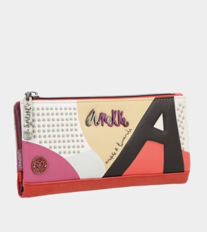Anekke Fashion Flexible Large Rfid Pénztárca | UIST13589