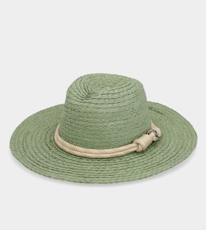 Anekke Green Raffia Kalap | CQEI31789