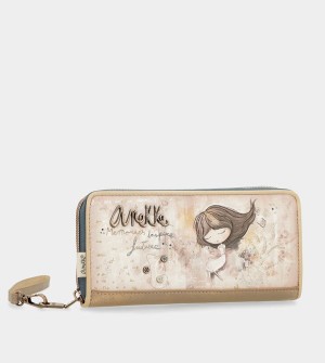 Anekke Large Printed Rfid Memories Pénztárca | GNSU95806