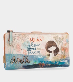 Anekke Mediterranean Large Flexible Fabric Pénztárca | SZCY27851