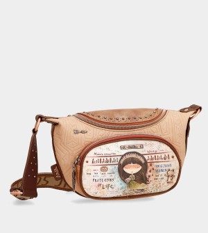 Anekke Menire Ethnical Printed Crossbody Táska | WCLB12687