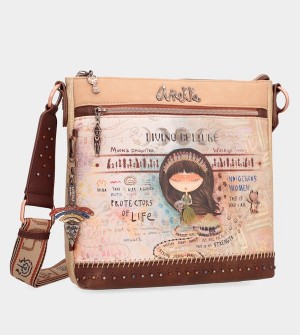 Anekke Menire With Front Pocket Crossbody Táska | GRVT67950