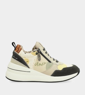 Anekke Multicolored Wedge Cipő | LAZO87214