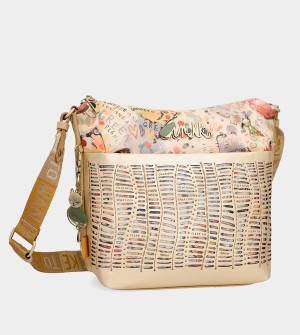 Anekke Nature Pachamama Golden Crossbody Táska | LUSI57463