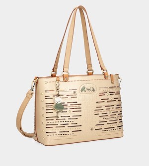 Anekke Nature Pachamama Large Golden Crossbody Táska | MWGC39850