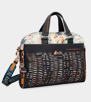 Anekke Nature Pachamama Navy Blue Document Holder Irattáskák | TBOP54061