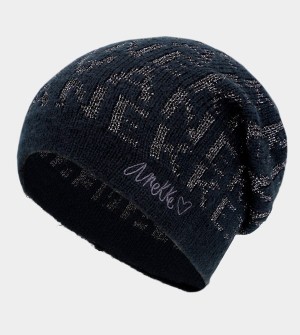 Anekke Navy Blue Contemporary Knit Kalap | BZFA51487
