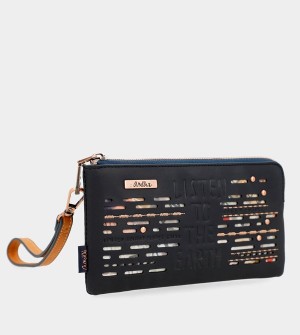 Anekke Navy Blue Rfid Nature Pachamama Kézitáska | QYTA81045