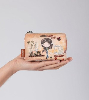 Anekke Peace & Love Camel 3-compartment Coin Pénztárca | FWHI53287