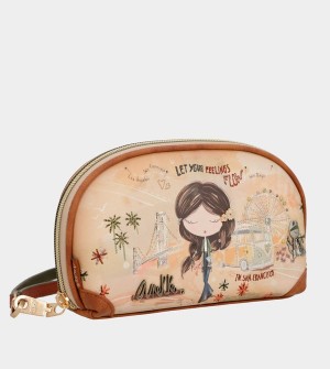 Anekke Peace & Love Camel Rfid Holdall Kézitáska | SQPM07194