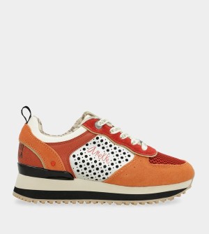 Anekke Red Platform Cipő | ZHBA39186
