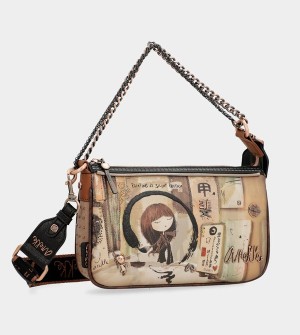 Anekke Shōen Metaluette Crossbody Táska | ADNR65980