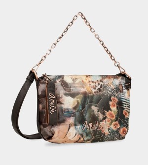 Anekke Shōen Padded With Metallic Crossbody Táska | MRIX91450
