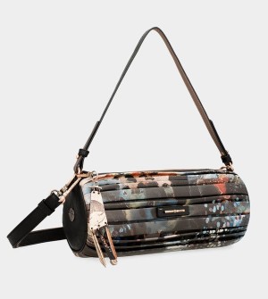 Anekke Shōen Palette Pleated Cylindrical Crossbody Táska | JLZR07219