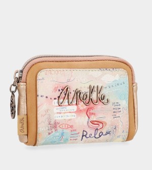 Anekke Slow Life Printed Purse Pénztárca | OCWR34581