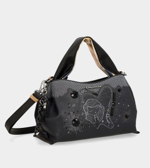 Anekke Studio Navy Blue 2-handle Crossbody Táska | VSCI38794
