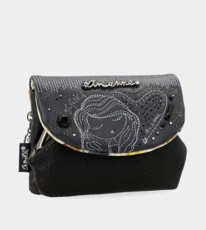 Anekke Studio Navy Blue Coin With Flap Pénztárca | FCLV19548
