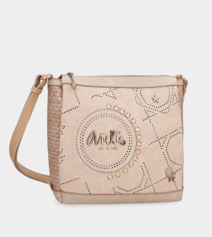 Anekke Studio Nude Square Crossbody Táska | IQNX21085