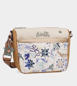 Anekke Sunrise Tile Print Crossbody Táska | ZGQL40239