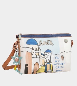 Anekke Sunrise Triple Compartment Crossbody Táska | VWQD81509