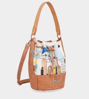Anekke Sunrise Triple Compartment Crossbody Táska | TKIW06359
