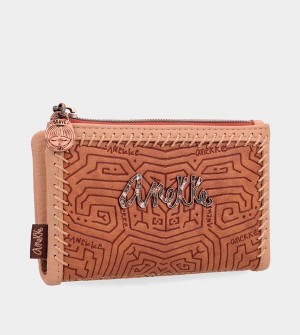 Anekke Tribe Medium Brown Rfid Pénztárca | EWKN57682