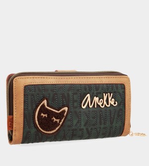 Anekke Urban Green Large Pénztárca | DCWO89541