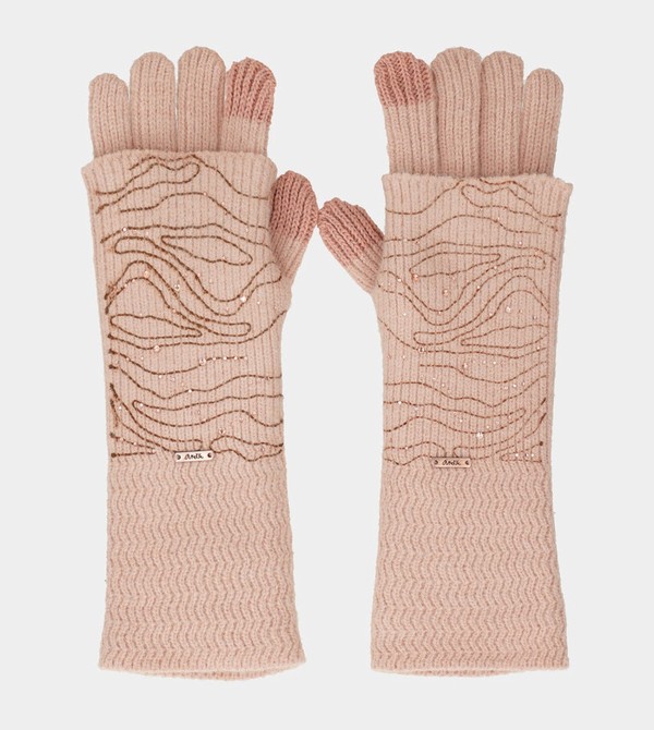Anekke Beige Knitted Kesztyű | ACJF31560