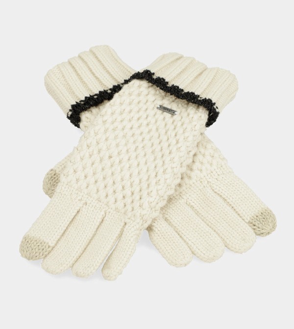 Anekke Beige Knitted Kesztyű | OVWD71245