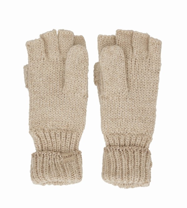 Anekke Beige Logo Mittens Kesztyű | BUXZ35870
