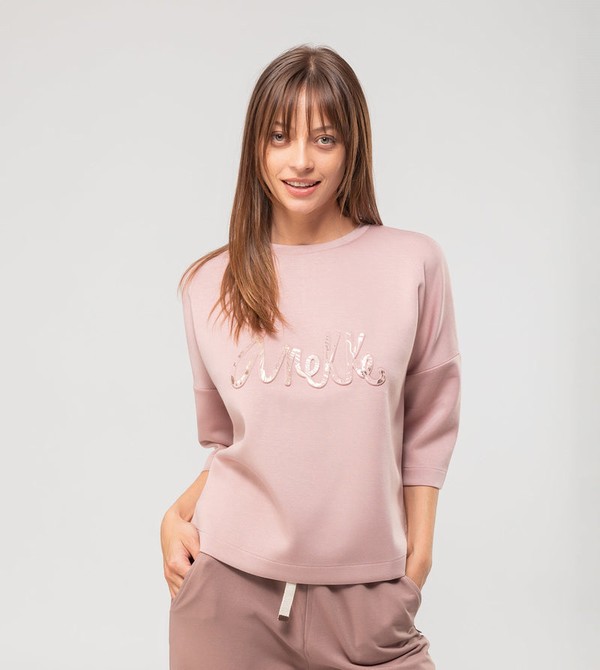 Anekke Beige Logo Pulóverek | XGOY12765