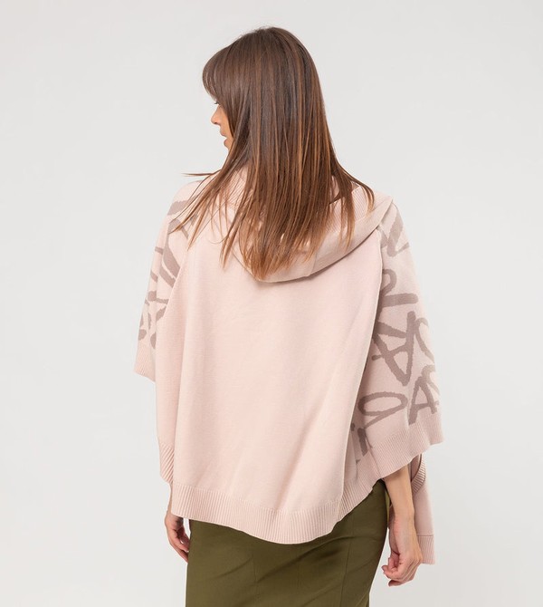 Anekke Beige Poncho-style Kabát | JNOW63752