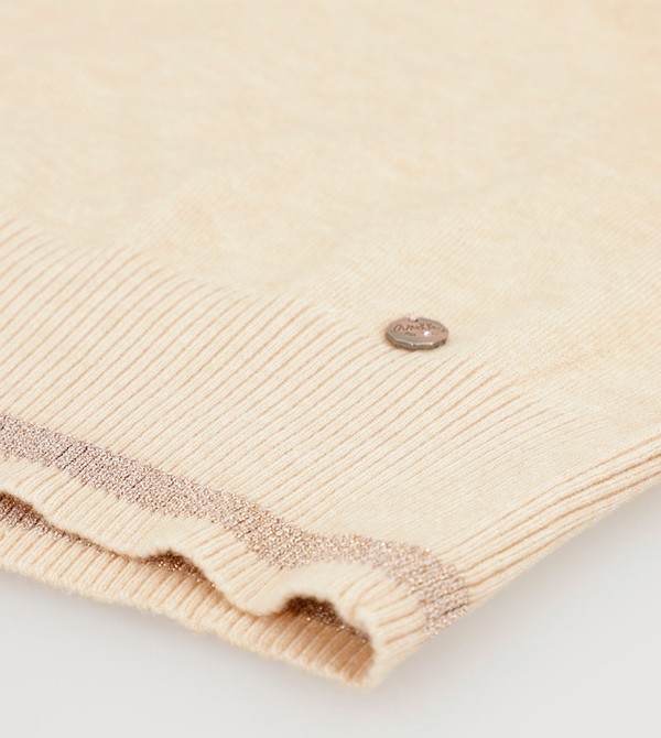 Anekke Beige Shōen V-neck Pulóverek | NATM49281