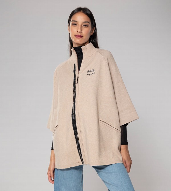 Anekke Beige Shodō Kabát | XEIQ31689