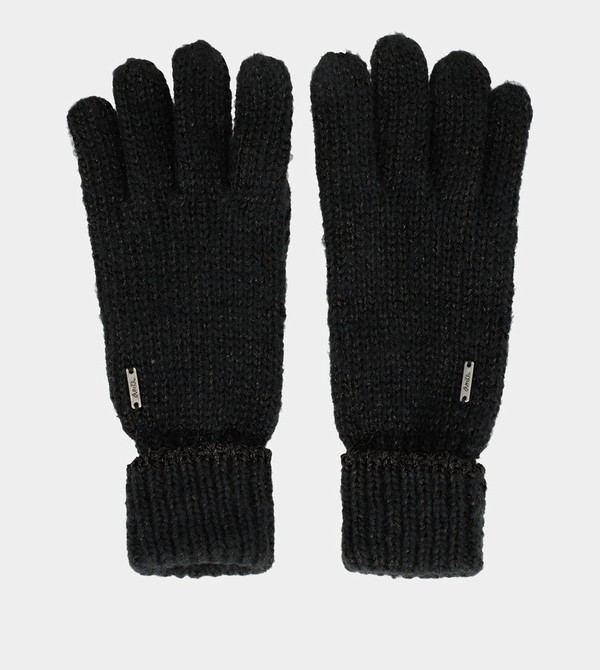 Anekke Black Logomania Kesztyű | UXTJ58910