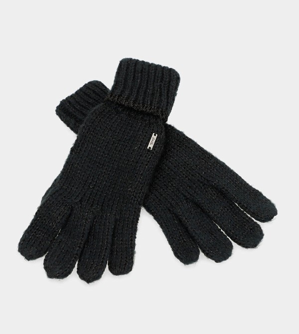 Anekke Black Logomania Kesztyű | UXTJ58910
