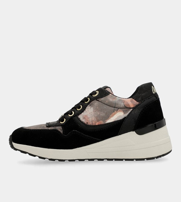 Anekke Black Padded Sports With Wedge Cipő | HSWU50196