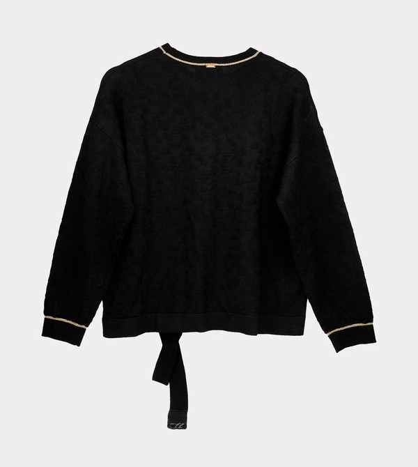 Anekke Black Shōen Crew Neck Pulóverek | URIS95807