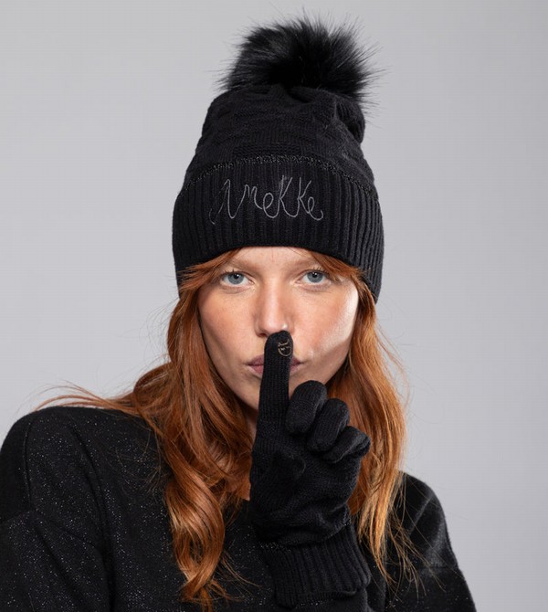 Anekke Black Shodō Knit Kalap | RYLF17965