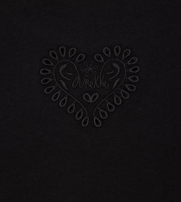 Anekke Black Tank Top Póló | BGCI79523