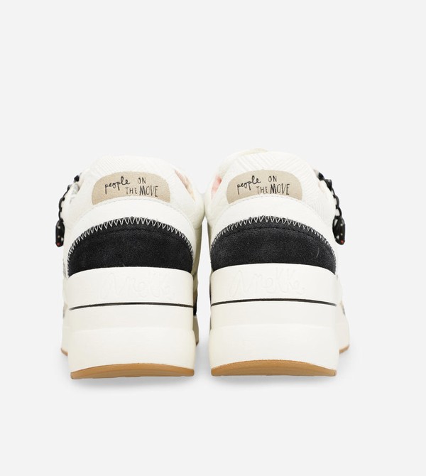 Anekke Black & White Wedge Cipő | SVOR04635