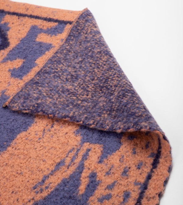 Anekke Blue And Terracotta Contemporary. Sál | IGVJ93061